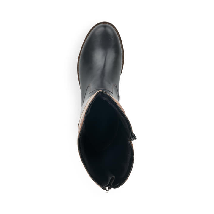 Remonte Artikelnummer R6581-02 remonte Damen Hochschaftstiefel nachtschwarz-nussbraun Letzte 3 Tage