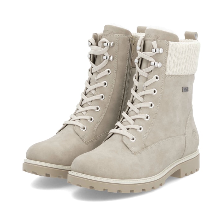 Remonte Artikelnummer D8482-40 remonte Damen Schnürstiefel graubeige-weiss Bis zu 60% Rabatt