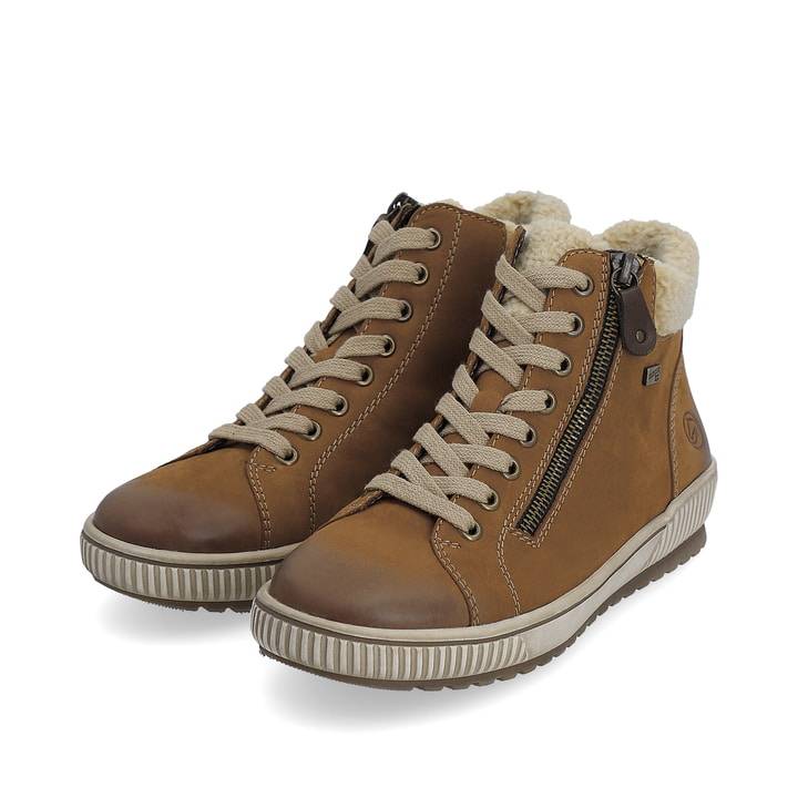 Remonte Artikelnummer D0770-22 remonte Damen Schnürschuhe karamellbraun
