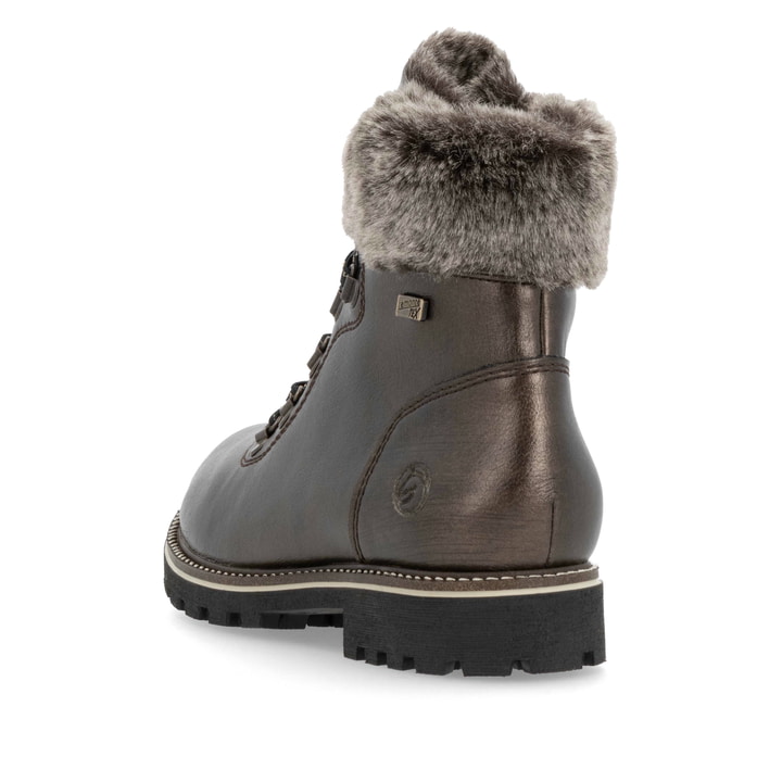 Remonte Artikelnummer D8483-25 remonte Damen Schnürstiefel metallicbraun Nur noch ein Tag übrig