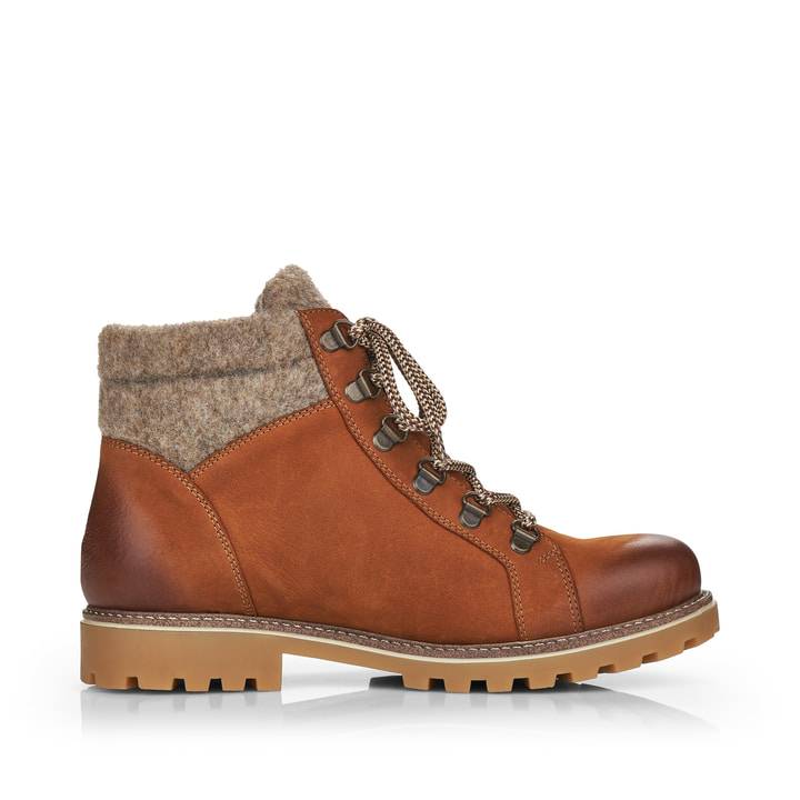 Remonte Artikelnummer D7478-22 remonte Damen Schnürstiefel nougatbraun-graubeige Riesige Rabatte