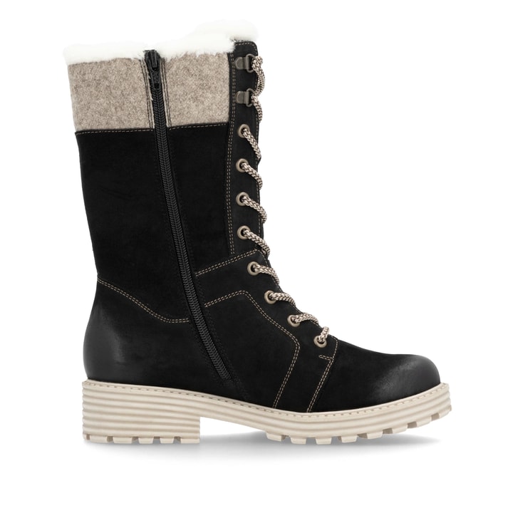 Remonte Artikelnummer D0W72-03 remonte Damen Hochschaftstiefel tiefschwarz Clearance-Verkauf
