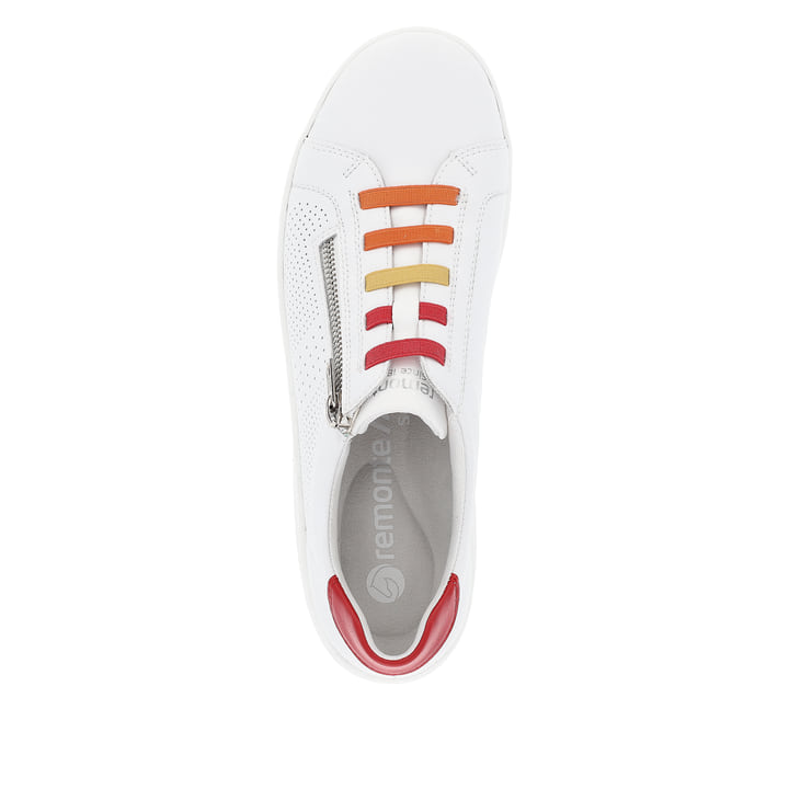 Remonte Artikelnummer D1E02-80 remonte Damen Schnürschuhe lilienweiß-kirschrot Kostenloser Versand international