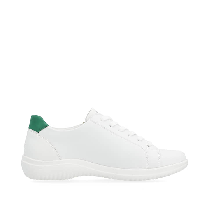 Remonte Artikelnummer D1E01-80 remonte Damen Schnürschuhe reinweiß-smaragdgrün Speichern exportieren