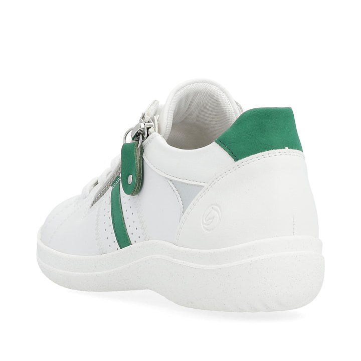 Remonte Artikelnummer D1E01-80 remonte Damen Schnürschuhe reinweiß-smaragdgrün Speichern exportieren