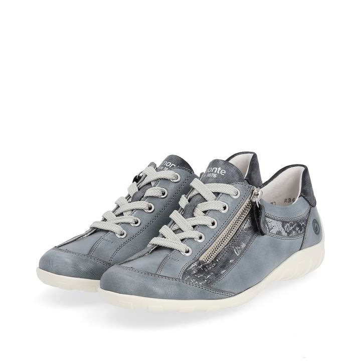 Remonte Artikelnummer R3412-14 remonte Damen Schnürschuhe graublau-platin