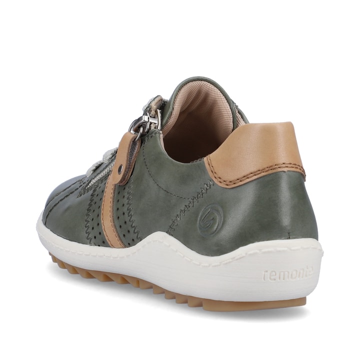 Remonte Artikelnummer R1432-52 remonte Damen Schnürschuhe schilfgrün-nougat 50% Rabatt für begrenzte Zeit