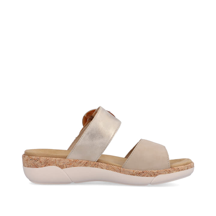 Remonte Artikelnummer R6858-60 remonte Damen Pantoletten champagner-beige Outlet