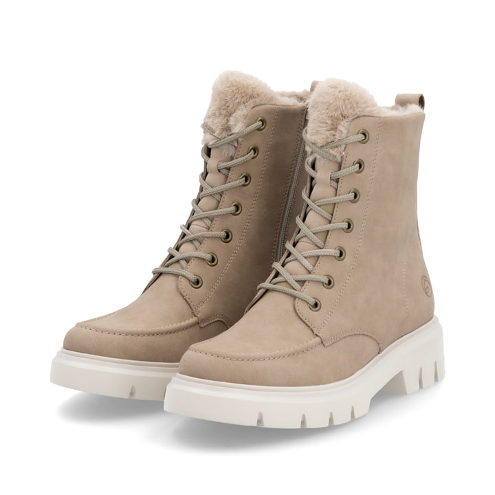 Remonte Artikelnummer D1W75-20 remonte Damen Schnürstiefel lehmbeige Versandkostenfrei