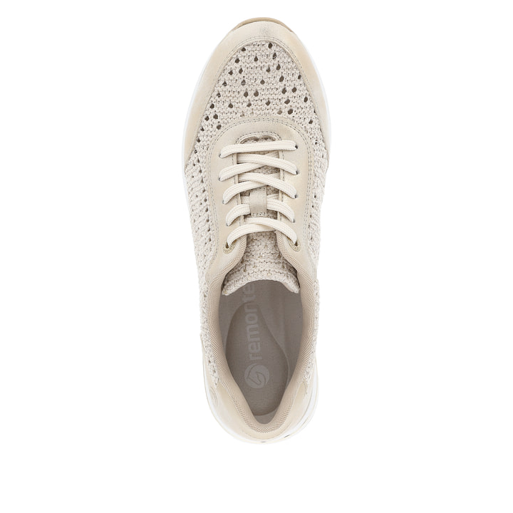 Remonte Artikelnummer D1G04-60 remonte Damen Sneaker beige-metallic Preisnachlass