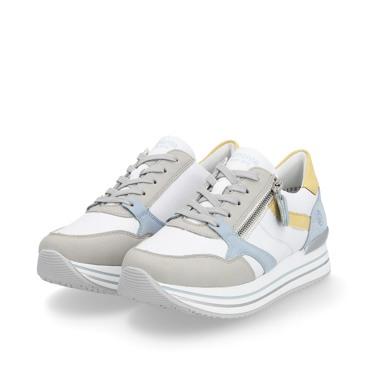 Remonte Artikelnummer D1323-81 remonte Damen Sneaker weiß-grau-blau