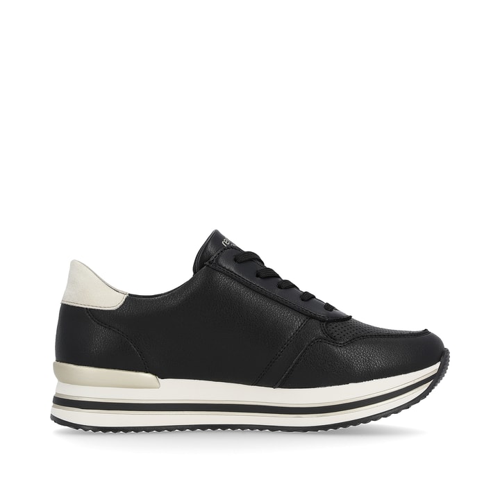 Remonte Artikelnummer D1318-01 remonte Damen Sneaker mattschwarz-gold Osterangebot