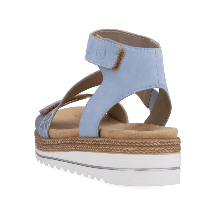 Remonte Artikelnummer D0Q53-10 remonte Damen Riemchensandalen pastellblau-metallic Blitzangebot