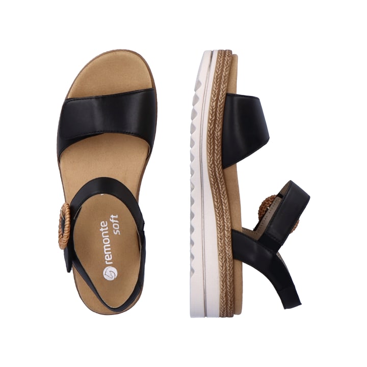 Remonte Artikelnummer D0Q52-00 remonte Damen Riemchensandalen graphitschwarz Bestseller