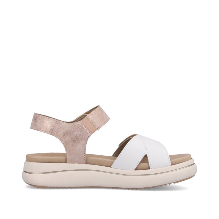Remonte Artikelnummer D0L52-31 remonte Damen Riemchensandalen rosa-metallic-altweiß Tiefpreis