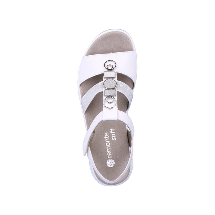 Remonte Artikelnummer R2962-80 remonte Damen Riemchensandalen edelweiß-mondgrau Super Sparpreis