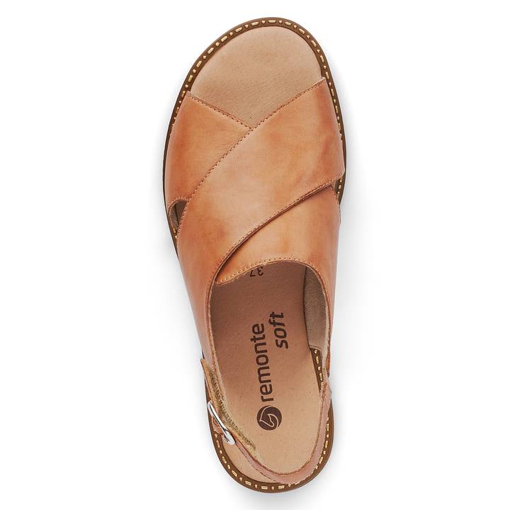 Remonte Artikelnummer D3650-24 remonte Damen Riemchensandalen karamellbraun Bis zu 55% Rabatt
