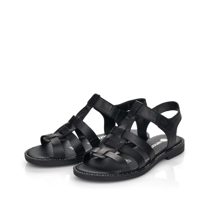 Remonte Artikelnummer D3668-00 remonte Damen Riemchensandalen tiefschwarz 50% Rabatt mit kostenlosem Versand