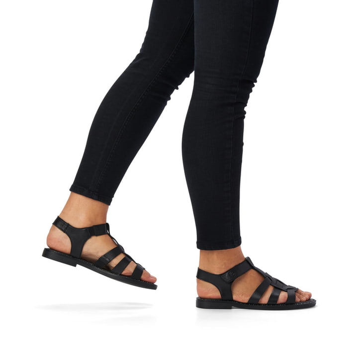 Remonte Artikelnummer D3668-00 remonte Damen Riemchensandalen tiefschwarz 50% Rabatt mit kostenlosem Versand