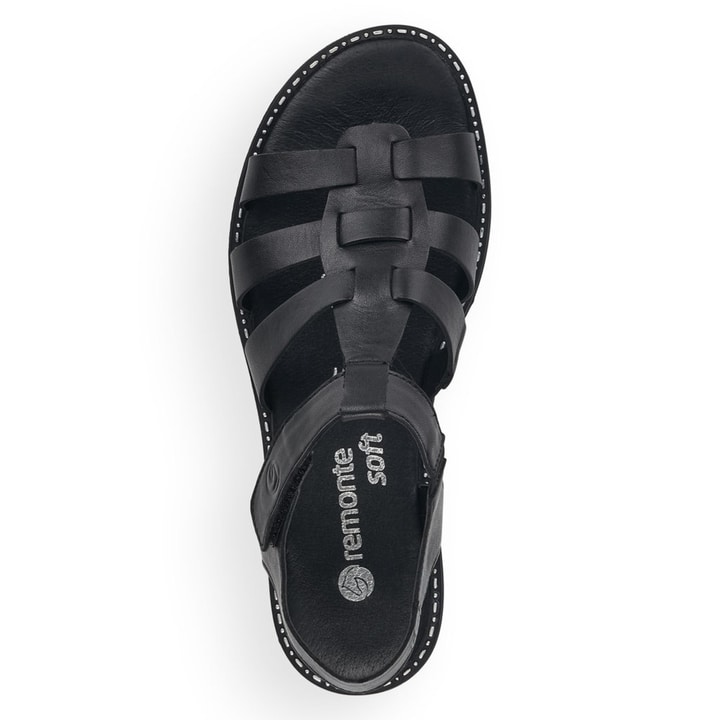Remonte Artikelnummer D3668-00 remonte Damen Riemchensandalen tiefschwarz 50% Rabatt mit kostenlosem Versand