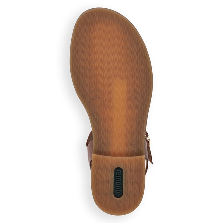 Remonte Artikelnummer D3666-33 remonte Damen Riemchensandalen feuerrot-nussbraun Clearance-Verkauf