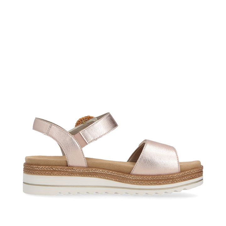 Remonte Artikelnummer D0Q52-31 remonte Damen Riemchensandalen rosa-metallic Rabatte dieses Monats