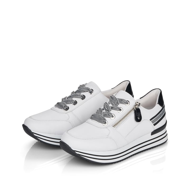 Remonte Artikelnummer D1312-80 remonte Damen Sneaker edelweiß-glanzschwarz