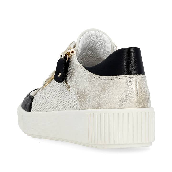 Remonte Artikelnummer R7901-80 remonte Damen Sneaker cremeweiß-urbanschwarz Auslauf