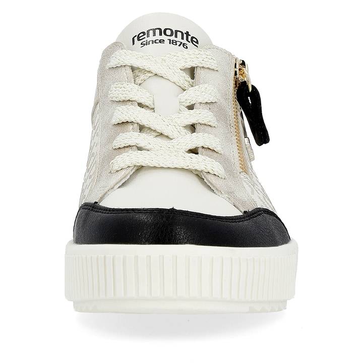 Remonte Artikelnummer R7901-80 remonte Damen Sneaker cremeweiß-urbanschwarz Auslauf