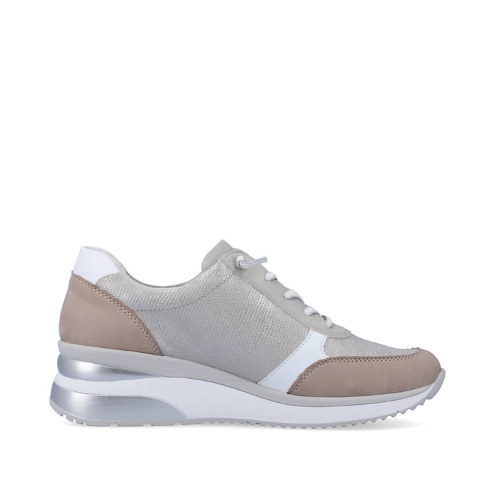 Remonte Artikelnummer D2410-40 remonte Damen Sneaker platingrau-sandbeige Schlussverkauf