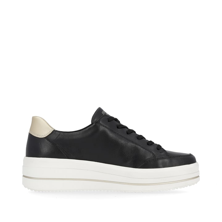Remonte Artikelnummer D1C02-01 remonte Damen Sneaker tiefschwarz-mattgold Großer Ausverkauf