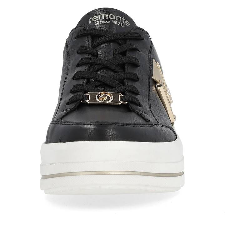 Remonte Artikelnummer D1C02-01 remonte Damen Sneaker tiefschwarz-mattgold Großer Ausverkauf