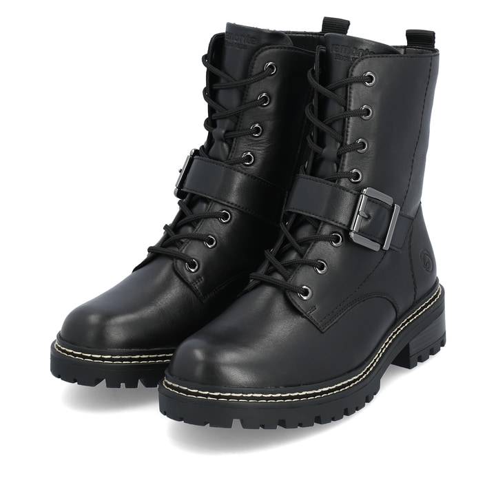 Remonte Artikelnummer D0B78-01 remonte Damen Biker Boots nachtschwarz Exklusivangebot