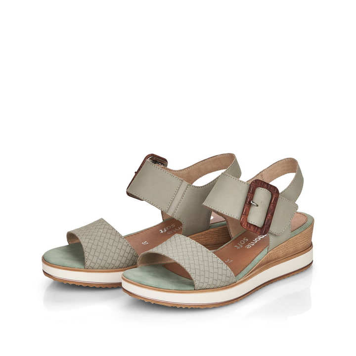 Remonte Artikelnummer D6453-52 remonte Damen Keilsandaletten mintgrün