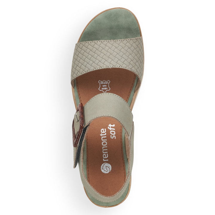Remonte Artikelnummer D6453-52 remonte Damen Keilsandaletten mintgrün Osterangebot