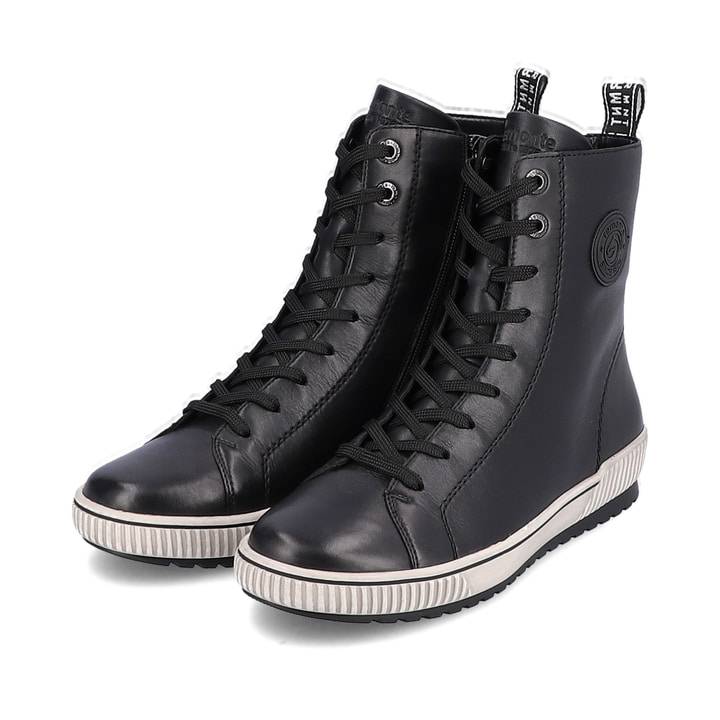 Remonte Artikelnummer D0774-01 remonte Damen Schnürstiefel tiefschwarz Jubiläumsangebot