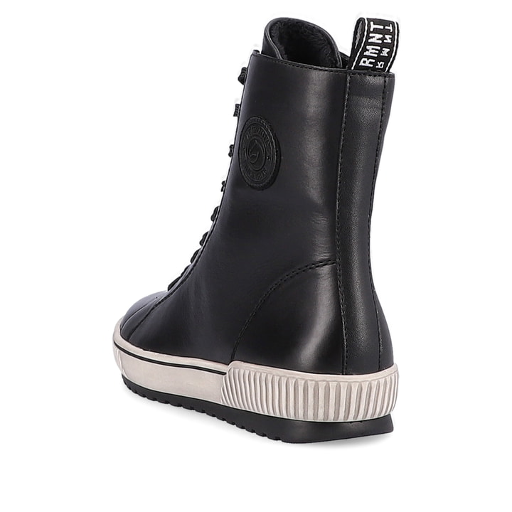 Remonte Artikelnummer D0774-01 remonte Damen Schnürstiefel tiefschwarz Jubiläumsangebot