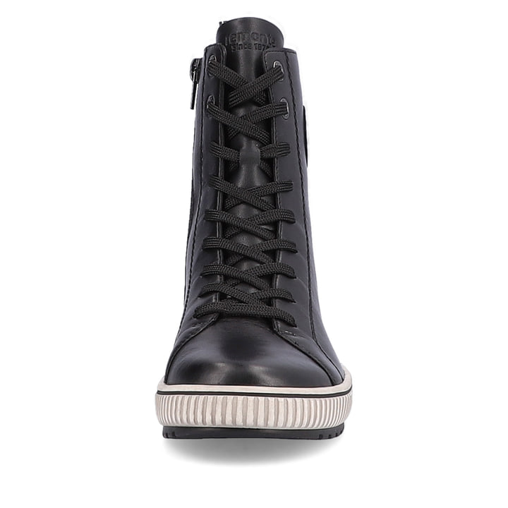 Remonte Artikelnummer D0774-01 remonte Damen Schnürstiefel tiefschwarz Jubiläumsangebot