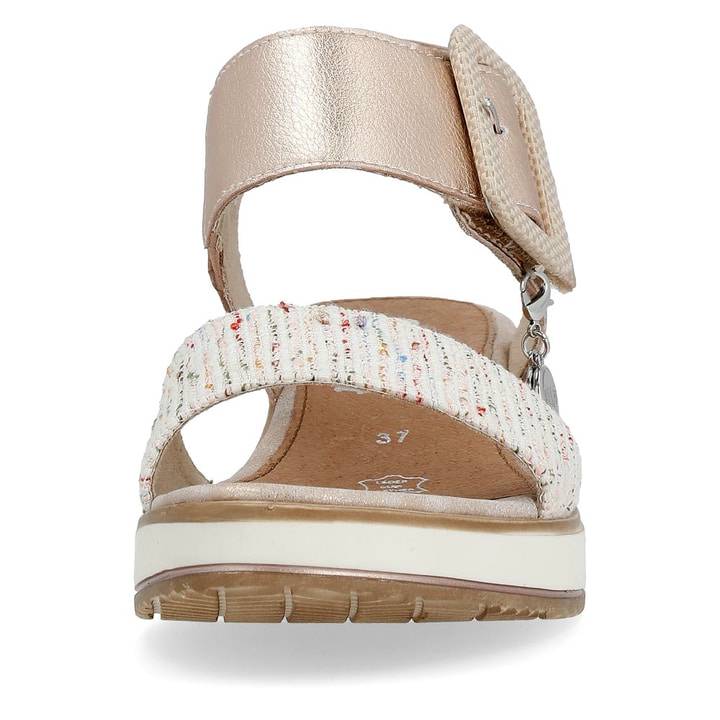 Remonte Artikelnummer D6453-31 remonte Damen Keilsandaletten metallicrosa-multi Exklusive Angebote