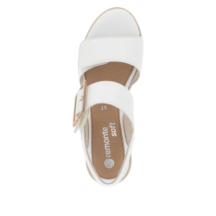 Remonte Artikelnummer D1P50-80 remonte Damen Keilsandaletten reinweiß Blitzangebot