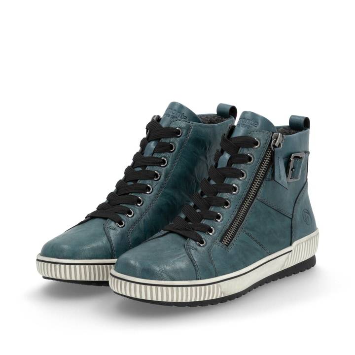 Remonte Artikelnummer D0777-12 remonte Damen Schnürschuhe petrol Kostenlose Rückgabe