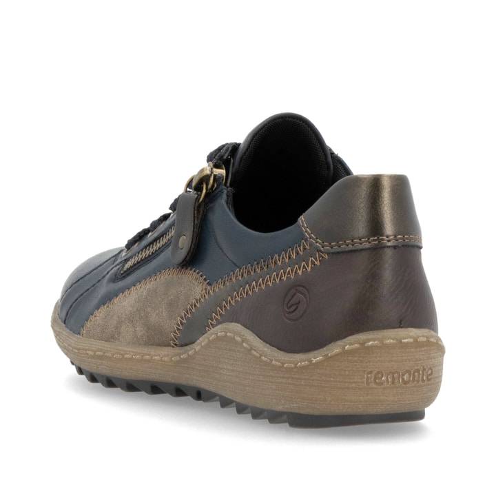 Remonte Artikelnummer R1439-14 remonte Damen Schnürschuhe dunkelblau-braun Letzte 3 Tage