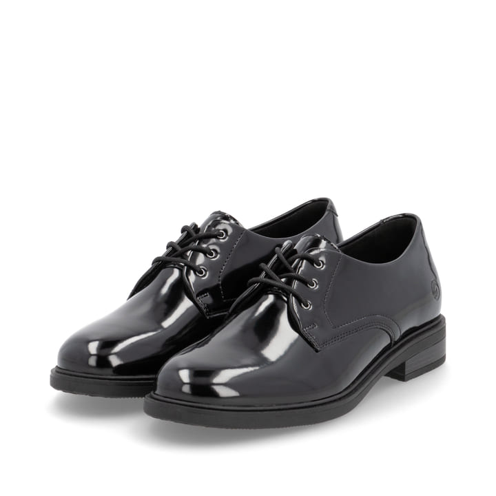 Remonte Artikelnummer D1U02-00 remonte Damen Schnürschuhe glanzschwarz