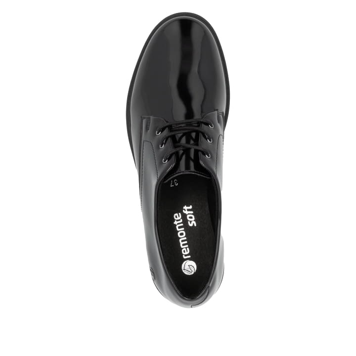 Remonte Artikelnummer D1U02-00 remonte Damen Schnürschuhe glanzschwarz Letzte 2 Tage