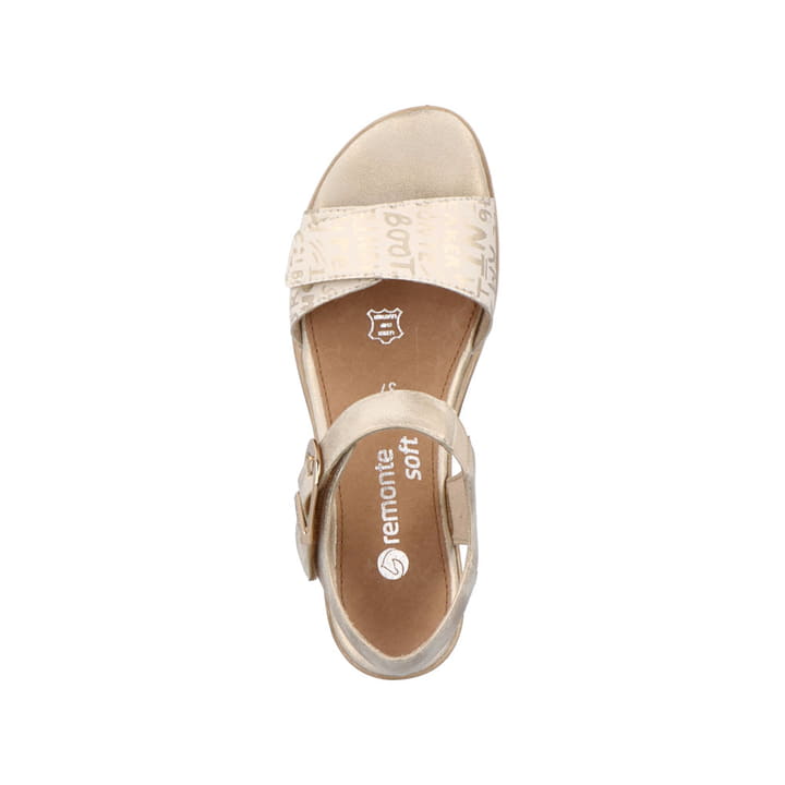 Remonte Artikelnummer D6455-60 remonte Damen Keilsandaletten beige-metallic Bis zu 50% Rabatt
