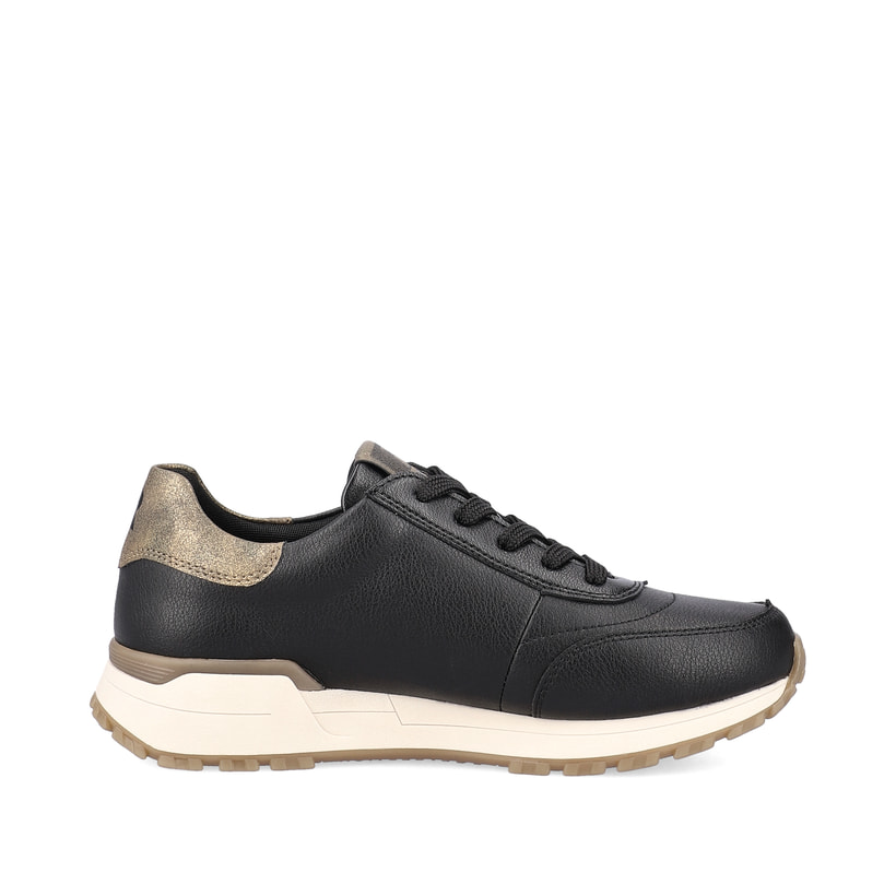 Rieker Artikelnummer W0604-00 Rieker Damen Sneaker Low urbanschwarz-bronze Günstiger Verkauf