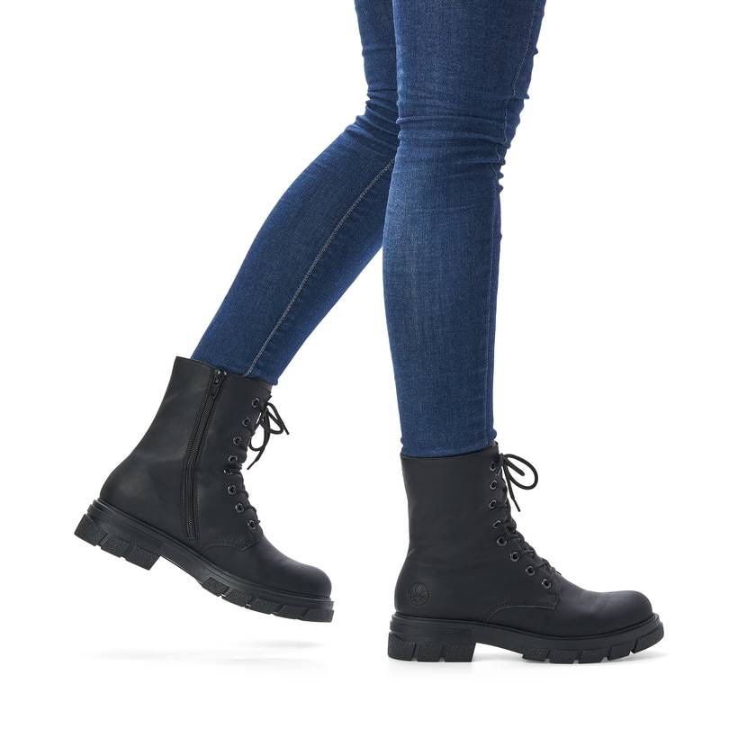 Rieker Artikelnummer Z9120-00 Rieker Damen Biker Boots graphitschwarz Online