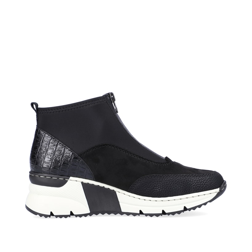 Rieker Artikelnummer N6352-00 Rieker Damen Sneaker High tiefschwarz Fabrikpreis