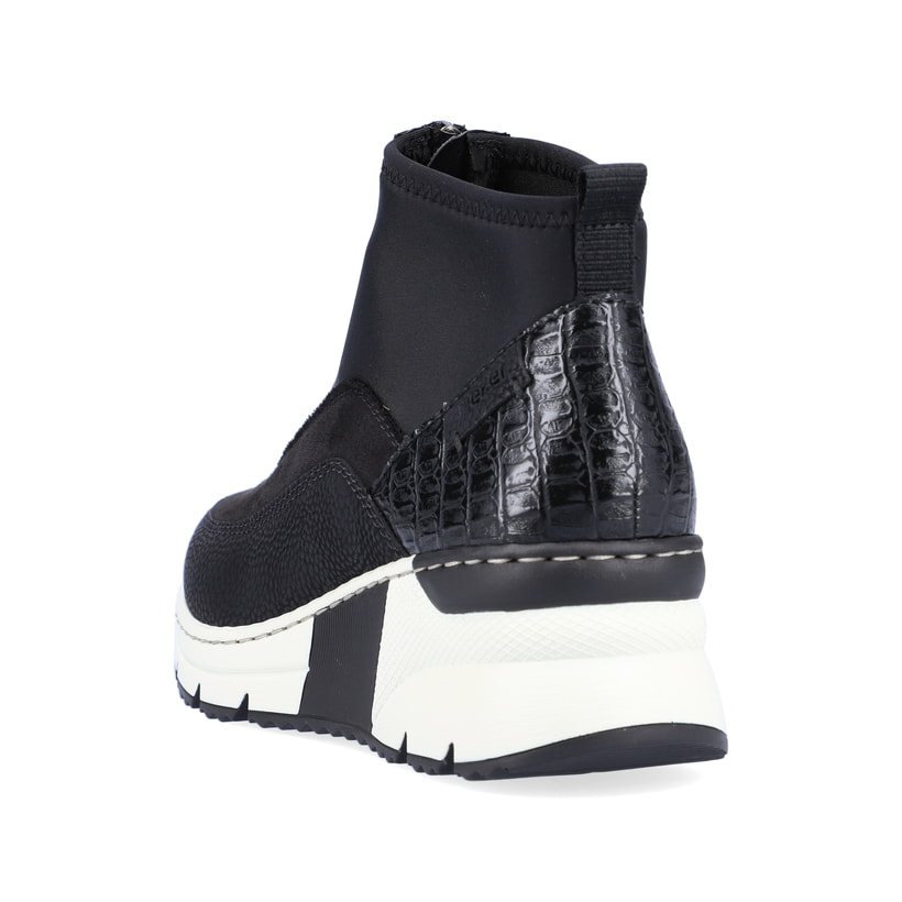 Rieker Artikelnummer N6352-00 Rieker Damen Sneaker High tiefschwarz Fabrikpreis