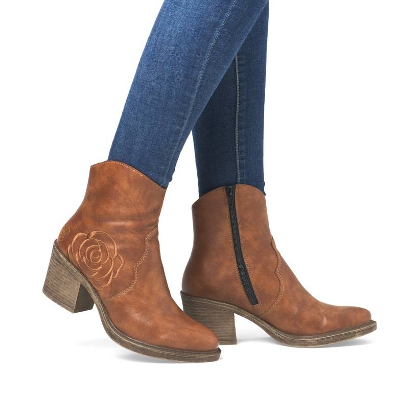 Rieker Artikelnummer Y1250-24 Rieker Damen Stiefeletten nougatbraun Sonderangebot